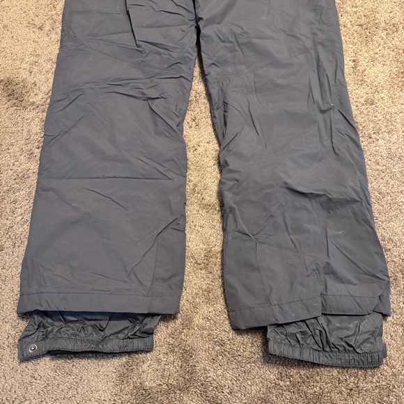 Columbia Snow Pants Mens XL Gray Lined Ski Outdoor Winter Bugaboo Omnitech Logo - Picture 6 of 15